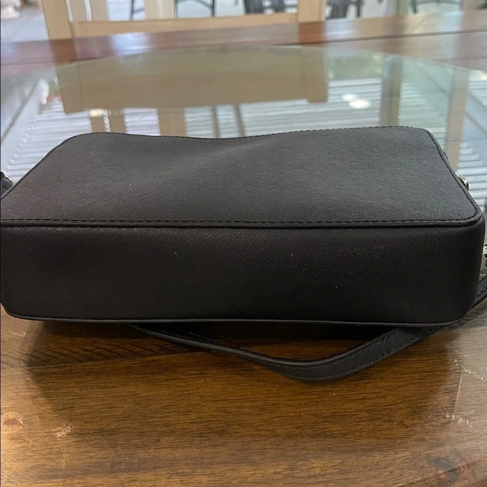 Michael Kors Large Crossbody Leather Black MK
